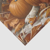 Yellow Labrador Retriever Autumn Decoupage Seidenpapier (Detail)