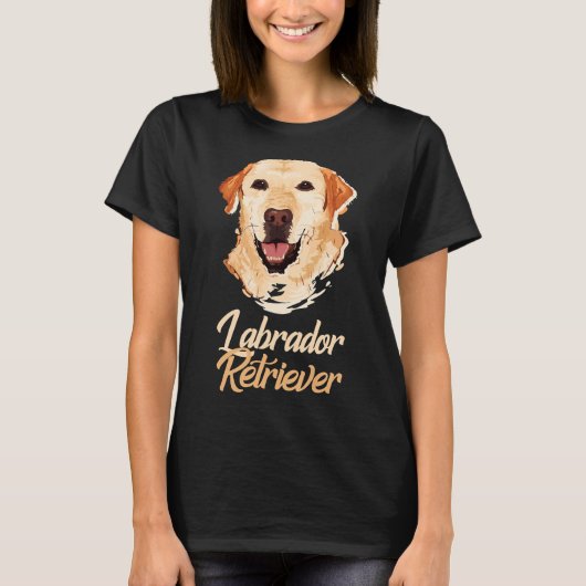 Yellow Labrador Retriever! besonders für Labrador T-Shirt (Vorderseite)