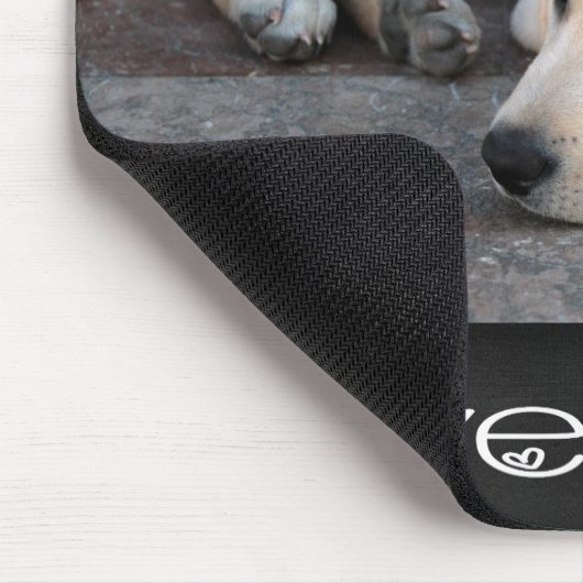 Yellow Labrador Retriever Chalkboard Mousepad (Ecke)