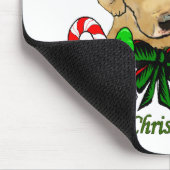 Yellow Labrador Retriever Christmas Geschenke Mousepad (Ecke)