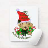 Yellow Labrador Retriever Christmas Geschenke Mousepad (Mit Mouse)