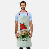 Yellow Labrador Retriever Christmas Geschenke Schürze (Getragen)