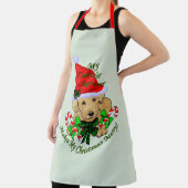 Yellow Labrador Retriever Christmas Geschenke Schürze (InSitu)