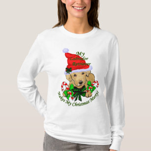 Yellow Labrador Retriever Christmas Geschenke T-Shirt