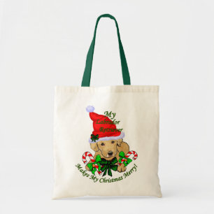 Yellow Labrador Retriever Christmas Geschenke Tragetasche