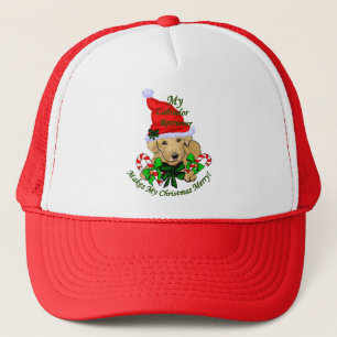 Yellow Labrador Retriever Christmas Geschenke Truckerkappe