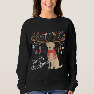 Yellow Labrador Retriever Christmas Hund Labrador  Sweatshirt