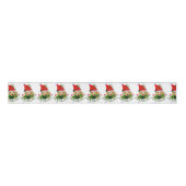 Yellow Labrador Retriever Christmas Ripsband (Vorderseite)