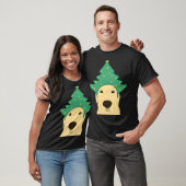 Yellow Labrador Retriever Christmas T-Shirt (Unisex)