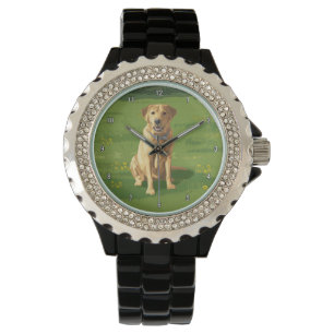 Yellow Labrador Retriever Dog Armbanduhr