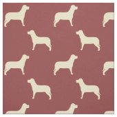 Yellow Labrador Retriever Dog Pattern Stoff (Muster)