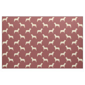 Yellow Labrador Retriever Dog Pattern Stoff (Fat Quarter (45,7 x 55,9 cm))
