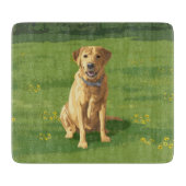 Yellow Labrador Retriever Dog Schneidebrett (Vorderseite)
