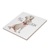 Yellow Labrador Retriever Fliese (Seite)