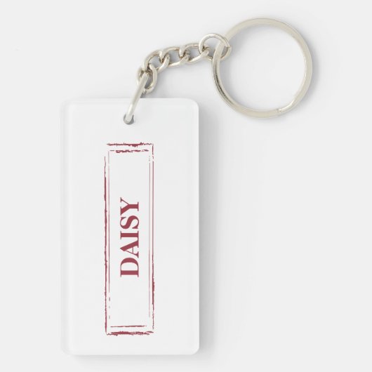 Yellow Labrador Retriever Funny Christmas Dog Schlüsselanhänger (Rückseite)