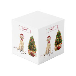 Yellow Labrador Retriever Funny Christmas Dog Würfel