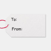 Yellow labrador Retriever Geschenkanhänger (Rückseite Horizontal)