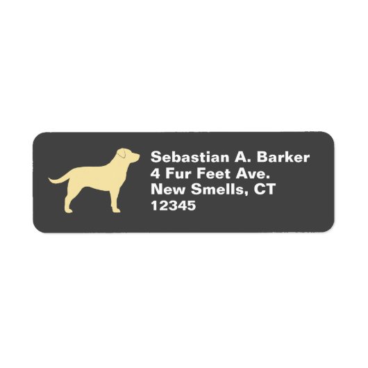Yellow Labrador Retriever Hund Silhouette Labrador (Vorne)