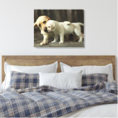 Yellow Labrador Retriever Leinwanddruck (Insitu (Schlafzimmer))