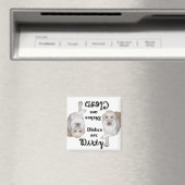 Yellow Labrador Retriever Lovers Dishwasher Magnet (In Situ (Geschirrspüler))