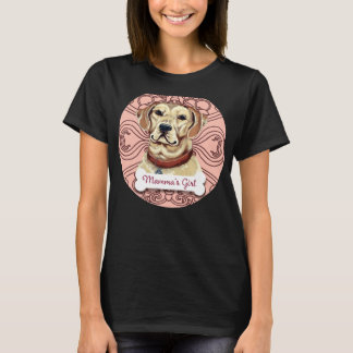 Yellow Labrador Retriever Mamma S Girl Pale T-Shirt