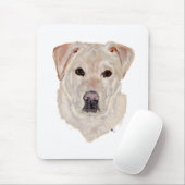 Yellow Labrador Retriever Mousepad (Mit Mouse)