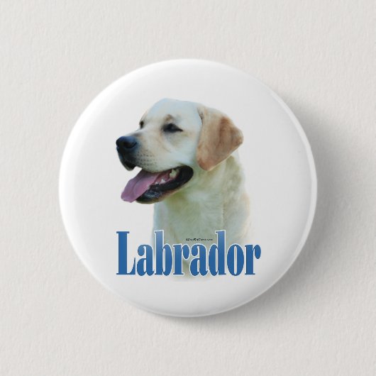 Yellow Labrador Retriever Name - Button (Vorderseite)