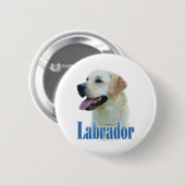 Yellow Labrador Retriever Name - Button (Vorne & Hinten)