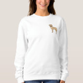 Yellow Labrador Retriever Niedlich Labrador Dog De Sweatshirt (Vorderseite)