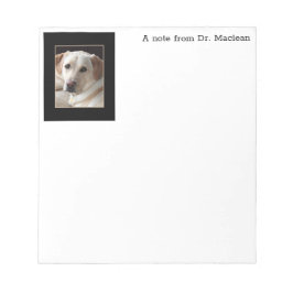Yellow Labrador Retriever Notizblock