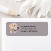 Yellow Labrador Retriever Portrait (Insitu)