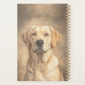 Yellow Labrador Retriever Portrait Personal Years Planer (Rückseite)