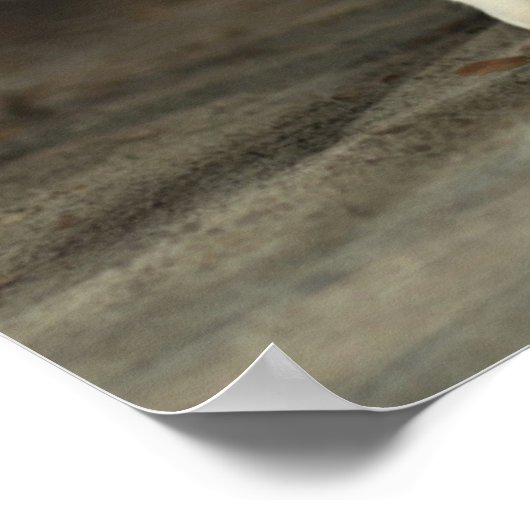 Yellow Labrador Retriever Poster (Ecke)