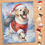 Yellow Labrador Retriever Puppy Doppy Christmas Puzzle<br><div class="desc">Suchen Sie nach einer lustigen und interessanten Aktivität, die Sie mit Ihrer Familie in dieser Ferienzeit teilen können? Schauen Sie sich nur unsere Puzzle-Kollektion mit spielerischen Labrador Retrievers an! Als Hundeliebhaber werden Sie die Vielfalt unserer Designs verehren, darunter niedliche und kuschelige Welpen, liebenswerte Gelb-, Schokolade- und Schwarze-Labradore, und sogar Szenen...</div>