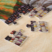 Yellow Labrador Retriever Puppy Doppy Pumpkin Herb Puzzle (Seite)