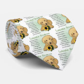 Yellow Labrador Retriever Puppy Gips Krawatte (Gerollt)