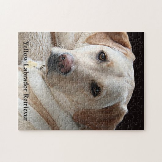 Yellow Labrador Retriever Puzzle (Horizontal)