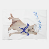 Yellow Labrador Retriever Sailor Geschirrtuch (Horizontal)