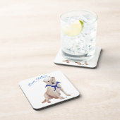 Yellow Labrador Retriever Sailor Untersetzer (Rechte Seite)