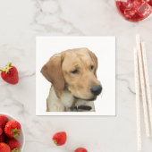 Yellow Labrador Retriever Serviette (Beispiel)