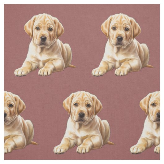 Yellow Labrador Retriever Stoff (Muster)