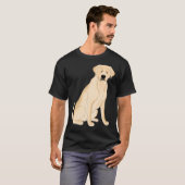 Yellow Labrador Retriever T-Shirt (Vorne ganz)