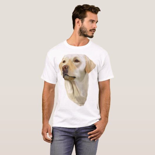 Yellow Labrador Retriever T-Shirt (Vorne ganz)