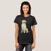 Yellow Labrador Retriever T-Shirt (Vorne ganz)