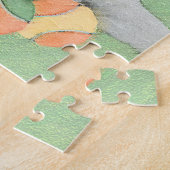 Yellow Labrador Retriever & Tennis Balls Malerei Puzzle (Seite)