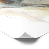 Yellow labrador retriever watercolor poster (Ecke)