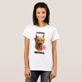 Yellow Labrador 'TOTAL LACK OF RECALL' T-shirt (Vorne ganz)