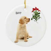 Yellow Labrador Weihnachtsschmuck (Hinten)