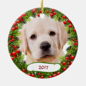 Yellow Labrador Weihnachtsschmuck (Hinten)