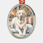 Yellow Labrador Weihnachtsschmuck (Links)